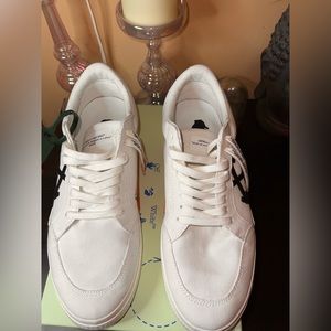 OFFWHITE vulcanized low top canvas men’s sneakers, size 12 -AUTHENTIC-
